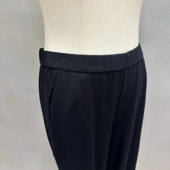 Eileen Fisher System Black Stretch Jersey Knit Straight Leg Pant Size Small - Picture 5 of 14